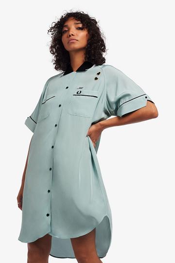Dámské Šaty Fred Perry SD3003 Blankyt | CZ 1170HAPK